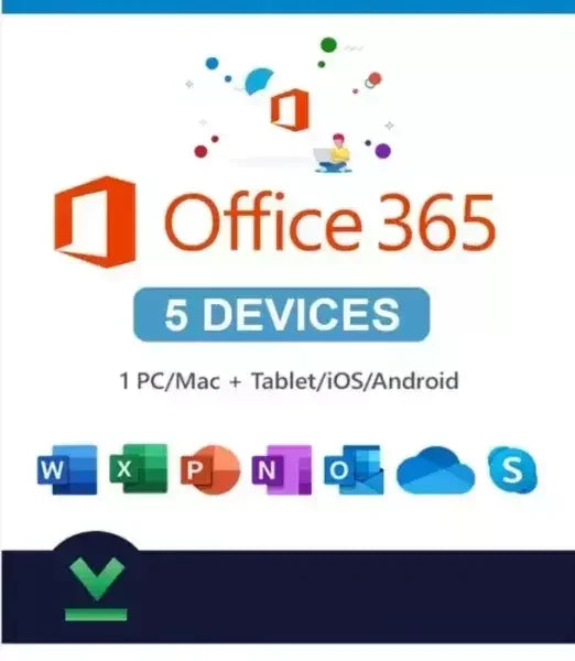 Office 365 Pro Plus 5 Devices 100 GB